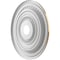 Ekena Millwork Cole PVC Medallion (Canopies up to 6"), 22"OD x 3 1/2"ID x 1"P, Universal Aged Metallic Vintage Gold CMP22CODVG - alternate 2